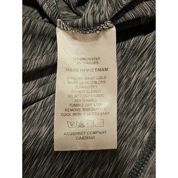 Footjoy FJ Shirt Men's Large Grey Pink Stripe Golf Performance Stretch Athletic - Picture 5 of 9